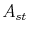  A_{st}