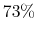  73\%