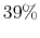  39\%