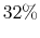  32\%