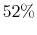  52\%