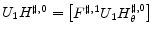  U_1 H^{\sharp,0}=\begin{bmatrix}F^{\sharp,1} U_1 H^{\sharp,0}_\theta\end{bmatrix}