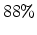  88\%