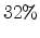  32\%