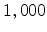 1,000