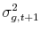  \sigma^2_{g,t+1}
