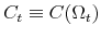  C_{t}\equiv C(\Omega _{t})