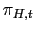 $\displaystyle \pi_{H,t}$