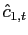 $\displaystyle \hat{c}_{1,t}$
